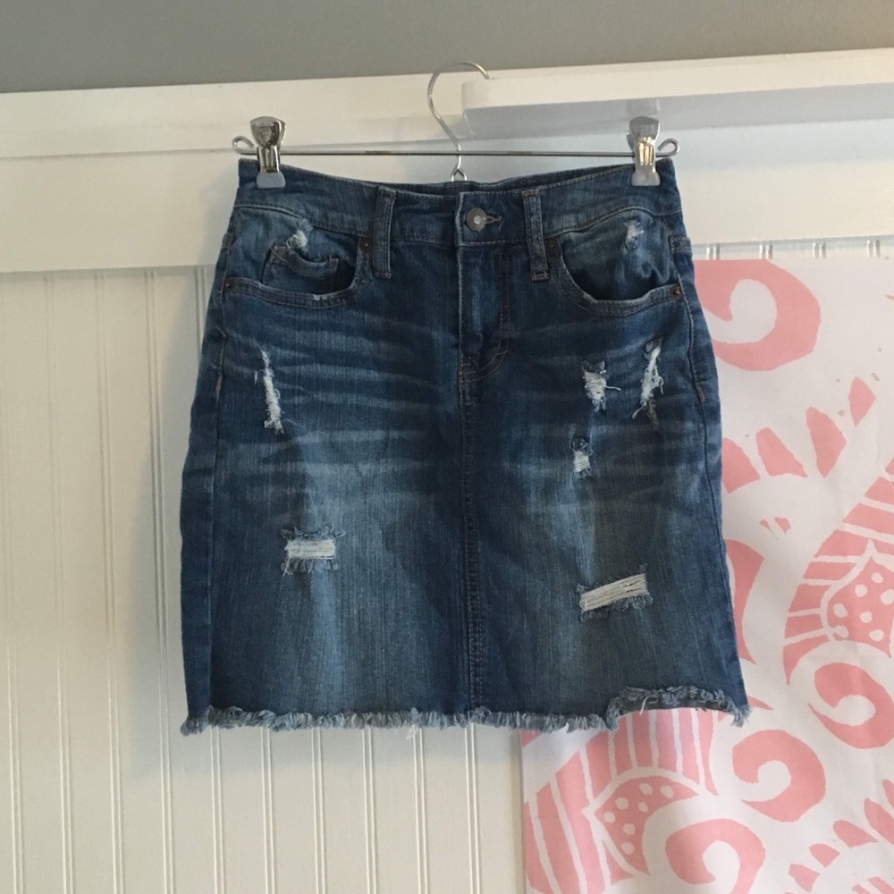jean skirt